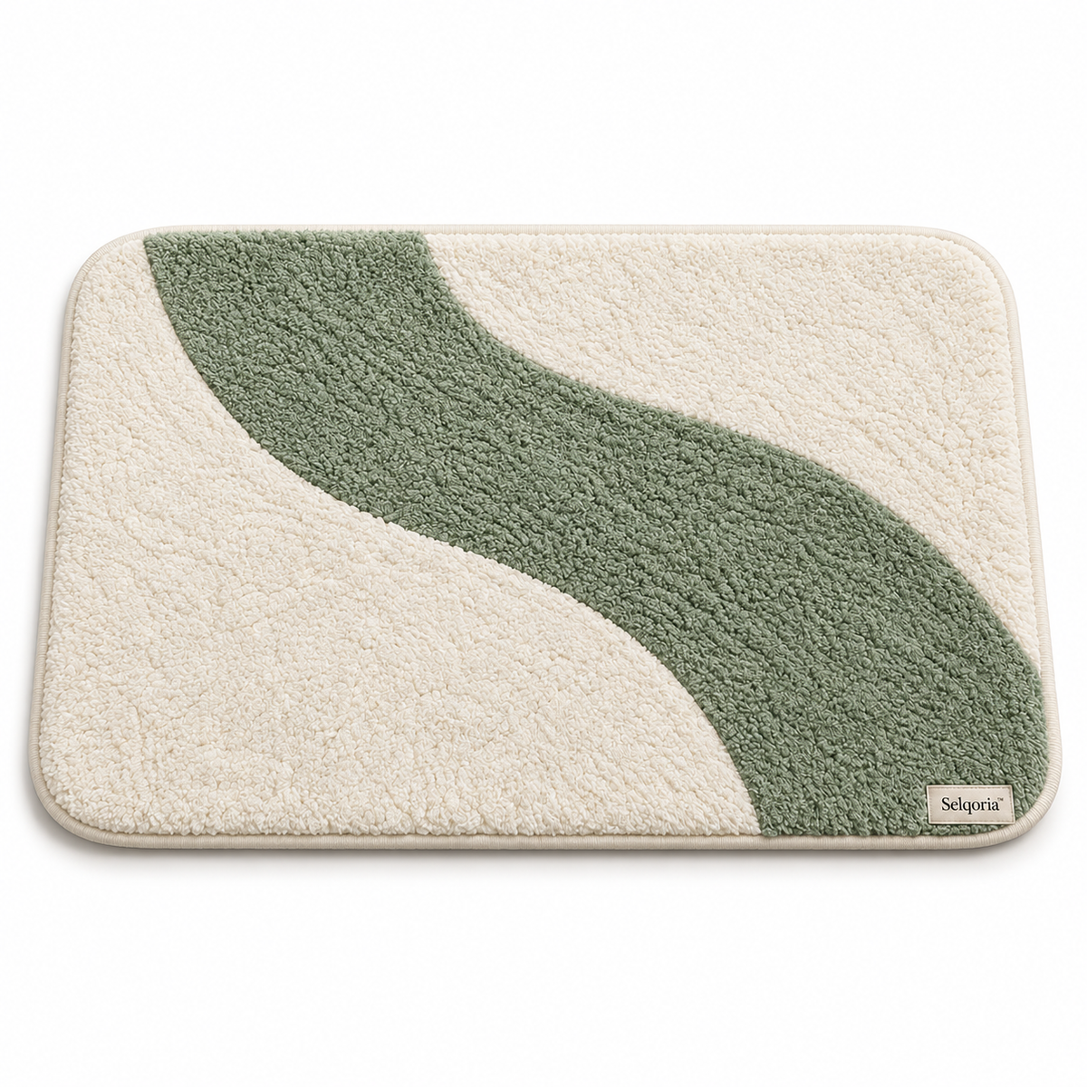 Selqoria™ Sage Curve Floor Mat