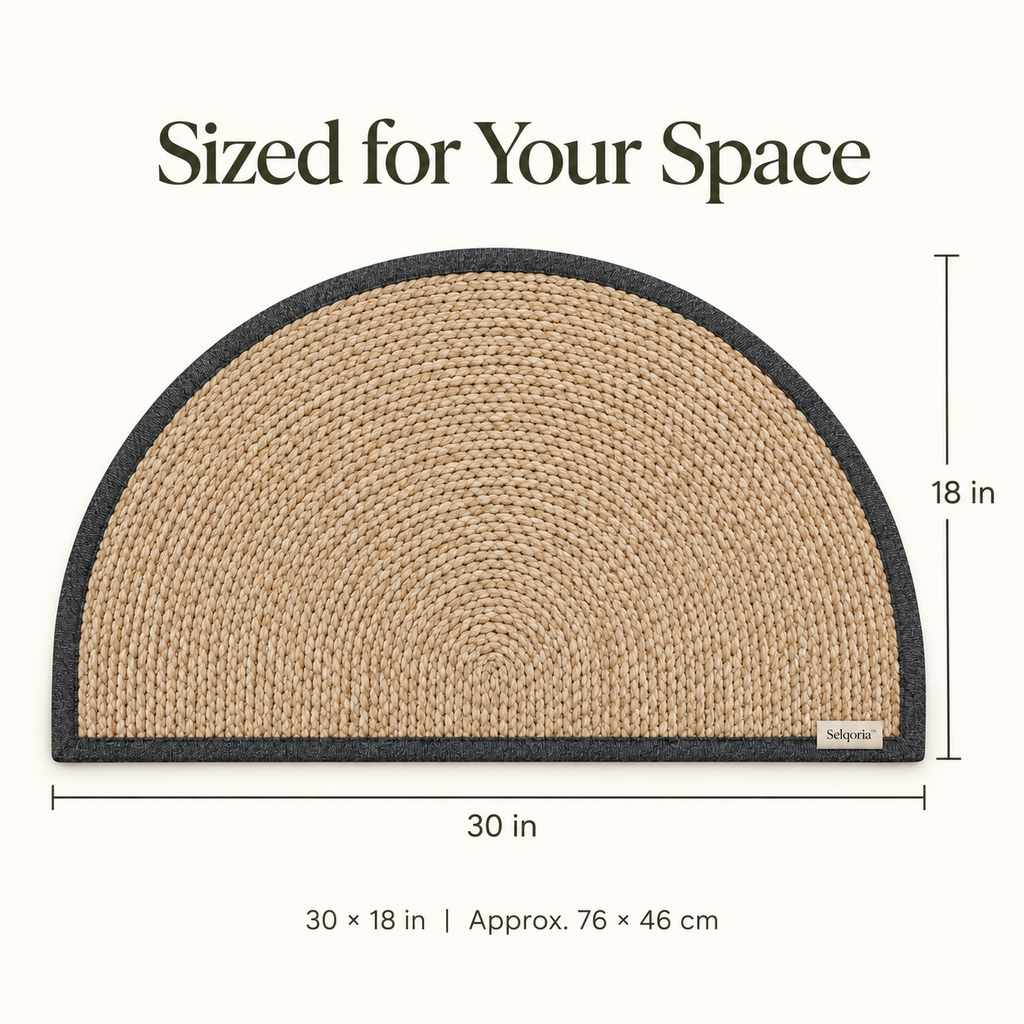 Selqoria™ Half-Moon Woven Entry Mat