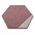 Selqoria™ Mauve Hexagon Accent Mat